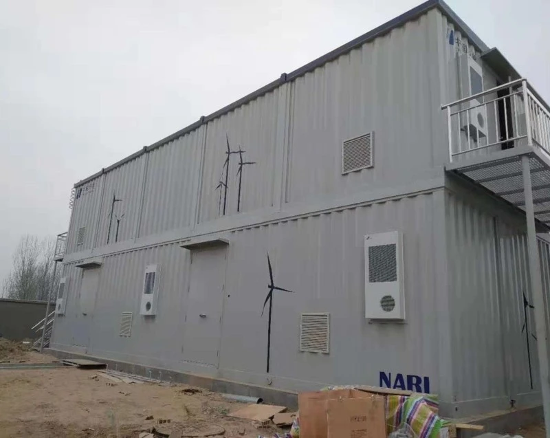 Cabine de sous-station pr&eacute;fabriqu&eacute;e int&eacute;gr&eacute;e