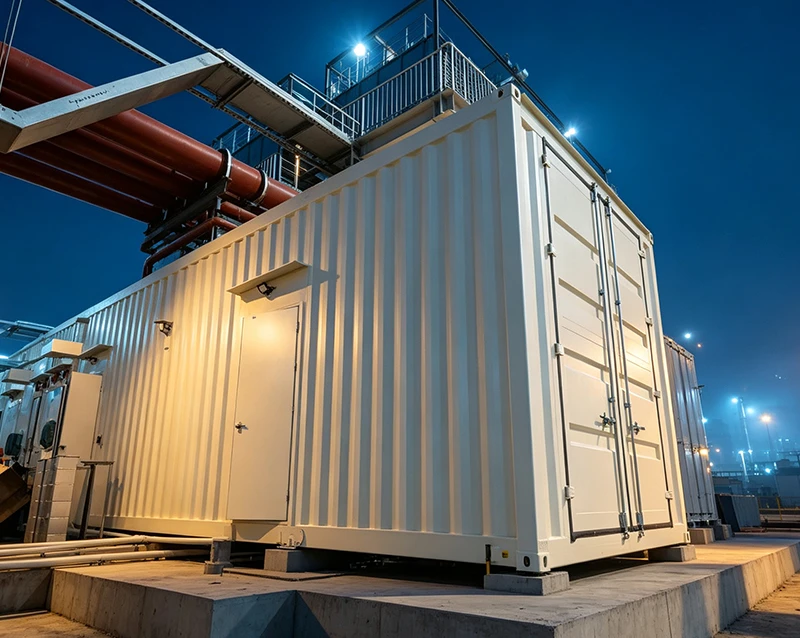 &zwnj;Installation de refroidissement en conteneur
